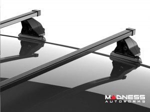 Alfa Romeo Tonale Roof Rack Cross Bars - for models w/o factory roof rails - Black 